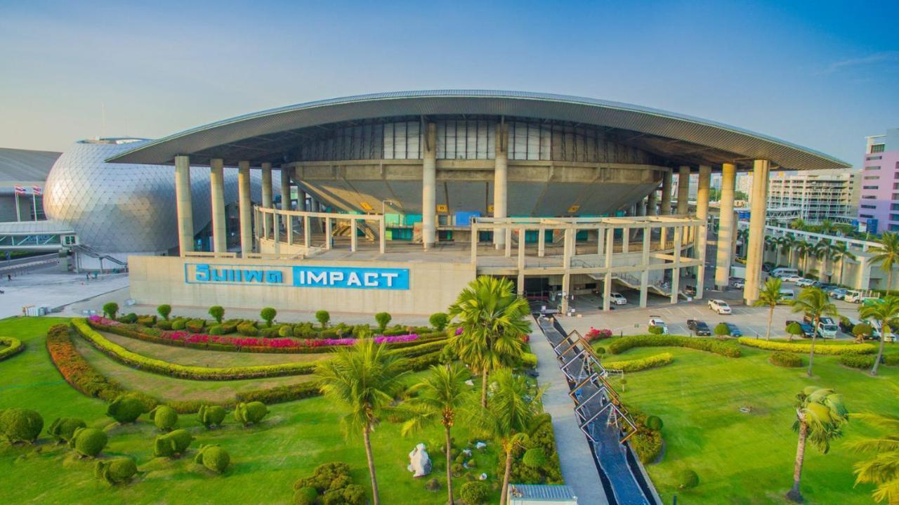 ป็อปปูล่าคอนโด เมืองทองธานี ใกล้ Impact 酒店 公寓 Bangkok Exteriör bild